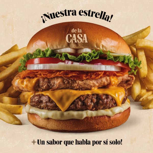 🍔 Hamburguesa De la Casa