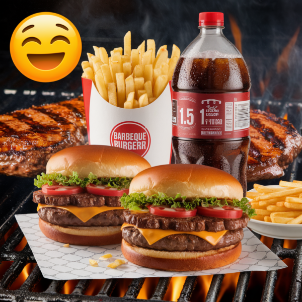 🔥 Combo Barbacoa 🍔🥤Barbacoa Burgers