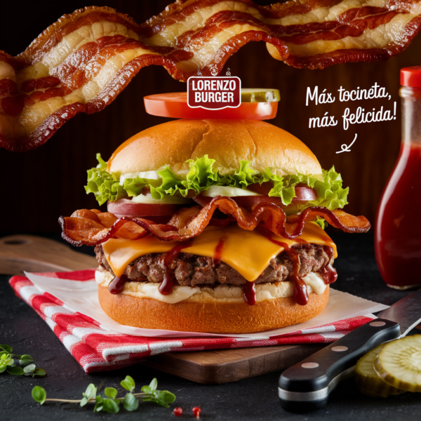 🥓Hamburguesa Tocineta (Lorenzo Burger)