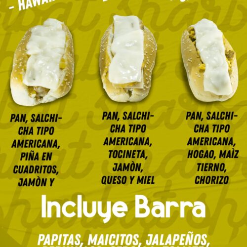 Hot Dog Hawaiano (Sharbat)