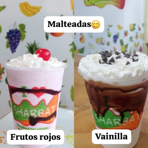 Malteada frutos rojos - (Sharbat)