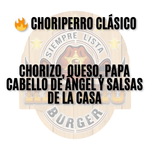 🔥 ChoriPerro Clásico 🌭 (Rancho Burguer)