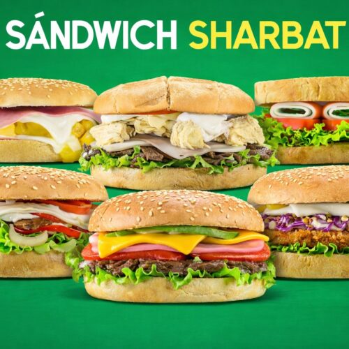 Sandwich carne hawaiano - (Sharbat)