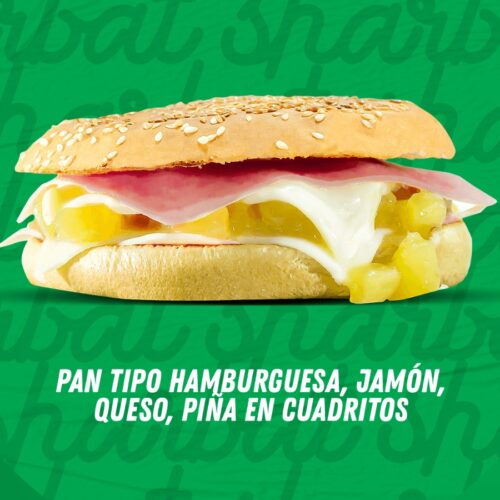 Sandwich hawaiano - (Sharbat)