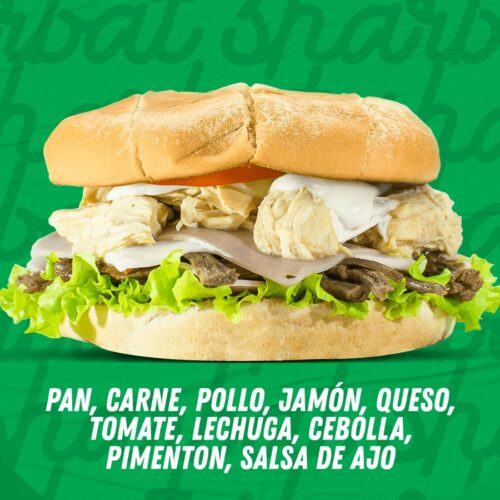 Sandwich mixto especial - (Sharbat)