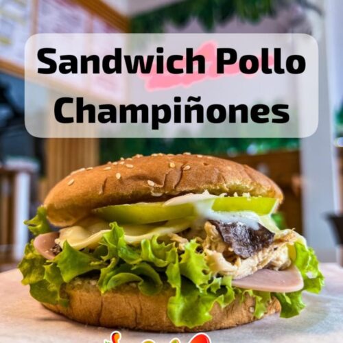 Sandwich pollo champiñones - (Sharbat)